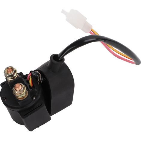 Relais Solénoïde Démarreur 12V 2 Broches pour Scooter GY6 50 70 110 125 250cc Quad et Moto Cross (1/5)