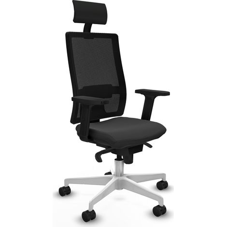 Sedia da ufficio piqueras y crespo Horna nero rete comoda