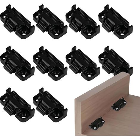 Connecteur pour colonne romaine - Clip de fixation à assemblage rapide Fixation d'angle pour meubles Pour professionnels, techniciens et amateurs de placards et d'armoires de cuisine (1/5)