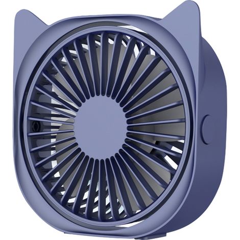 Tischventilator mit niedrigem Geräuschpegel, abnehmbar, USB-Anschluss, 360° drehbar, tragbar, Mini-Ventilator mit einstellbarer Geschwindigkeit