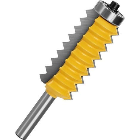 Outil de Travail du Bois à Plusieurs Dents, Outil de Défonceuse à Bois Carbure 8mm, Multi-tooth Router Cutter, Outils Bois Menuiserie (1/4)