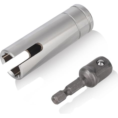 Kit de Foret Manivelle Camping-Car, Remplacement Poignées Caravane Repliable Douille 3/8 Adaptateur Perceuse Remorque Pièces (1/5)