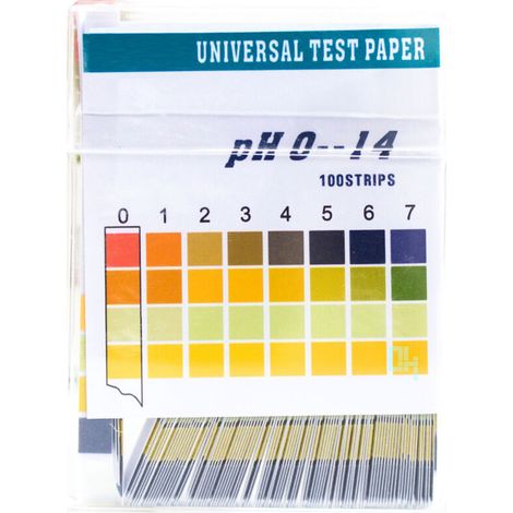 Jeffergarden Lot de 2 bandelettes de test de pH professionnelles pour usage quotidien et industriel, avec boîte en plastique (1/5)