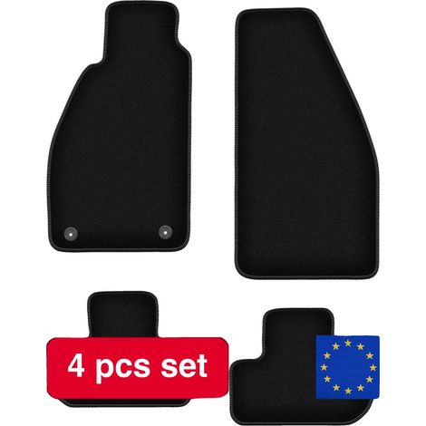 Alfombras y moquetas, diseño ligero, protección básica para suelos, color negro. (1/5)