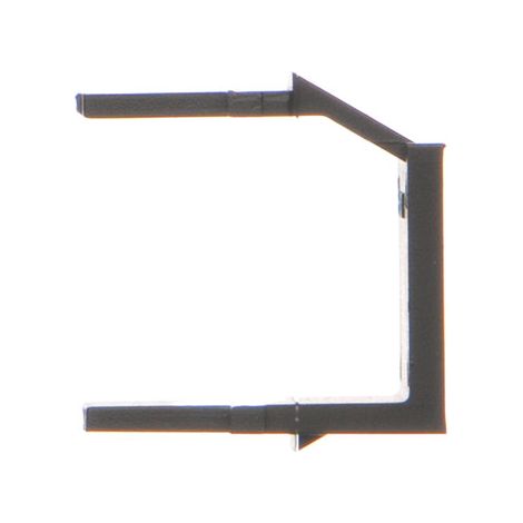 Cache-trou RJ45/RJ12 pour prise de télécommunication, noir mat Simon54 (1/5)