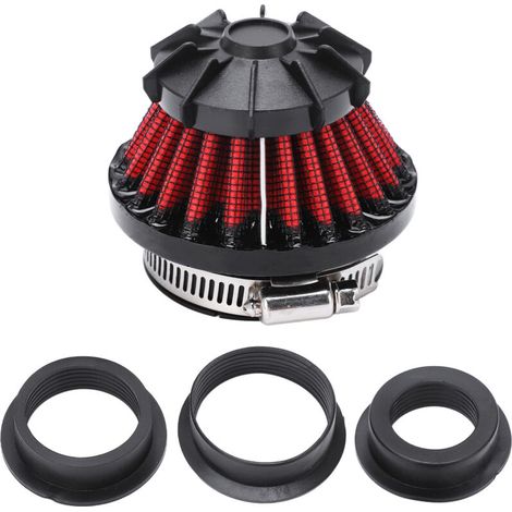 Filtre à air 4 en 1 35 mm 42 mm 48 mm 50 mm de diamètre intérieur pour Pit Bike Mini Bike Sport Utility Vehicle Rouge (1/5)