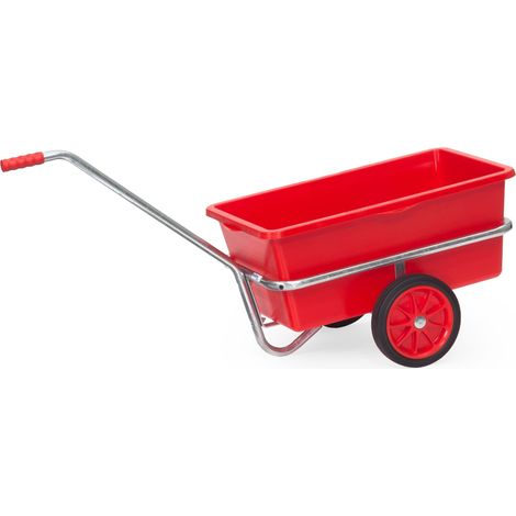 Fetra Handwagen mit Kasten 700x400mm für Aussenbereich Vollgummibereifung (1/4)