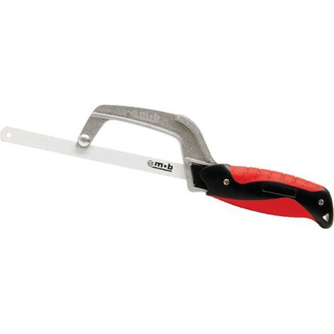 Scie à monture courte – Poignée bi-matière ergonomique – Lame 300 mm – Compacte et légère – MOB (1/2)