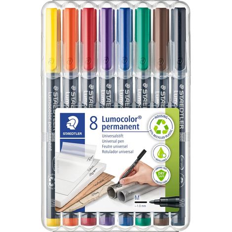 Feutres permanents – 8 couleurs, 1,0 mm (1/5)
