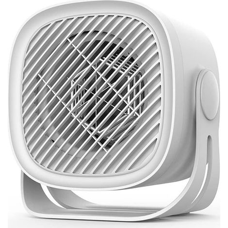 Radiateur céramique portable à air pulsé, chauffage électrique silencieux pour bureau, thermostat réglable, mini chauffage d'appoint hivernal, soufflant thermique compact pour pièce, 2 en 1 ventilatio (1/5)