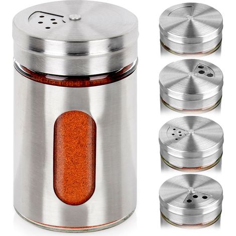 Contenitore per spezie con colino, in vetro, 100 ml (1/5)