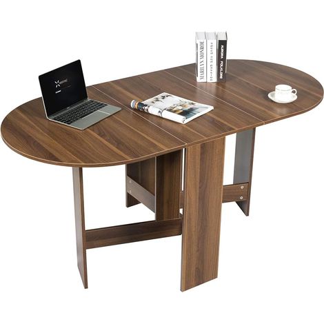 Tavolo Pieghevole da Pranzo, Tavolo da Lavoro, Tavolo Multiuso, Design Moderno, 163 x 80 x 75 cm