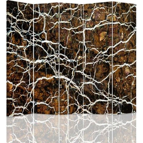 Paravento bilaterale, Radici tortuose - astratto - 180x170 (1/5)