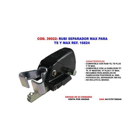 RUBI rubi separador max para ts y max 18824 , rubi separador max para ts y max 18824 (1/4)