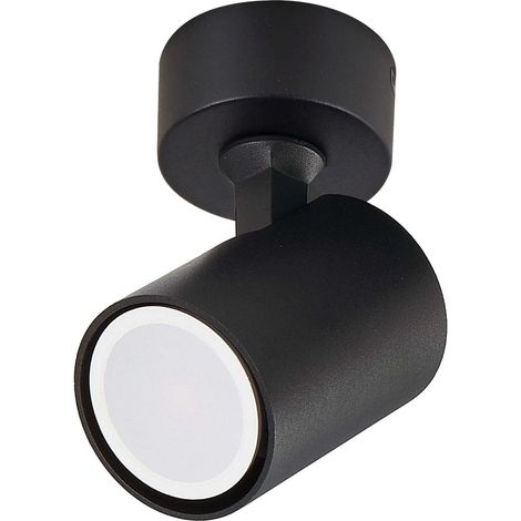 Spot soffitto Snow GU10 nero orientabile Light Prestige (1/5)