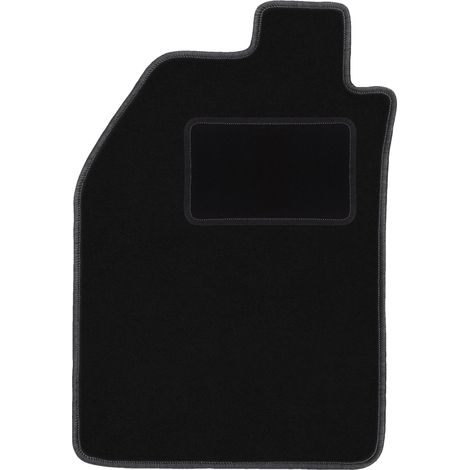 Tapicería negra mate para el asiento del conductor de: Saab 9000 sedán (1984-1991) (1/5)