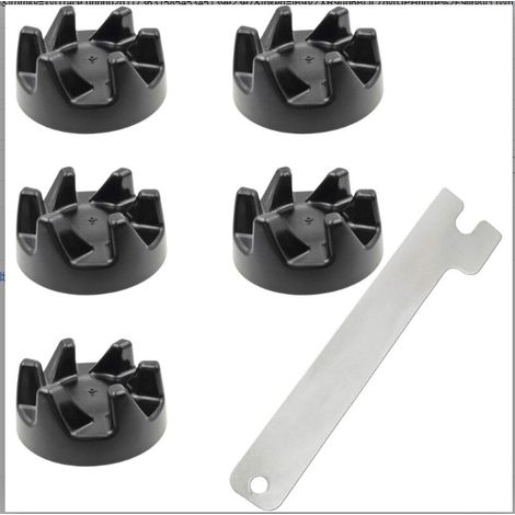 Engrenage Mélangeur - Caoutchouc Extérieur Aluminium Intérieur - Pour Robot Pâtissier Kitchenaid Modèles 5KSB3 KSB3 KSB5 5KSB52 5KSB5 - Lot De 5 Pièces