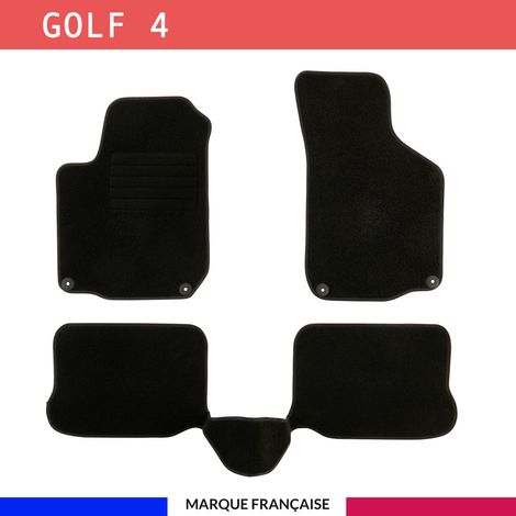 Tapis de voiture - Sur Mesure pour GOLF 4 (1998 - 2003) - 3 pièces - Tapis de sol antidérapant pour automobile