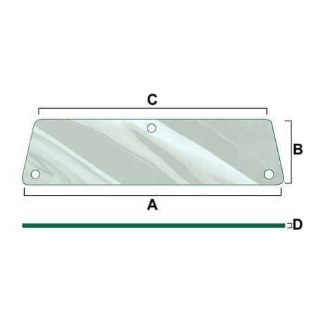 Vitre de porte VAPORMATIC VPM7154
