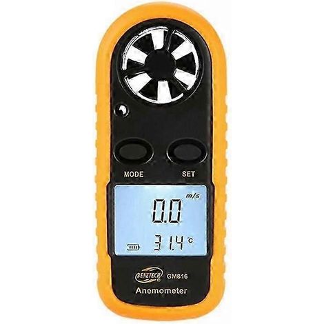 L'anémomètre numérique GM816 est utilisé pour la mesure horizontale de la puissance éolienne. (1/5)