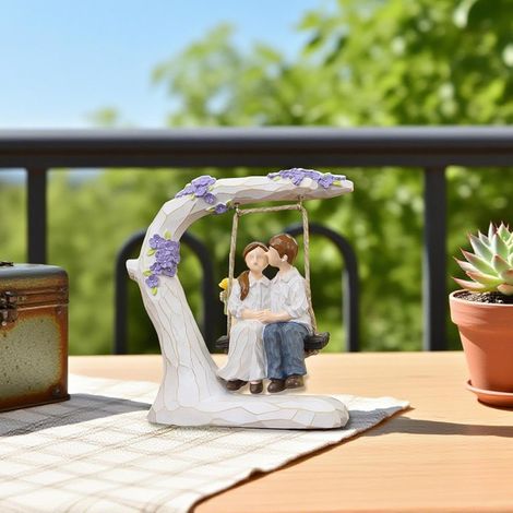 Figurines Statues de Couple - Sculptures Romantiques Mari Et Femme - (1/4)