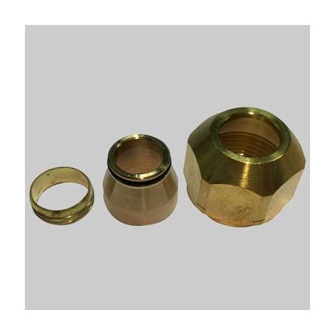 RACCORDO A STRINGERE PER TUBO RAME  3/4 x 14     TECO