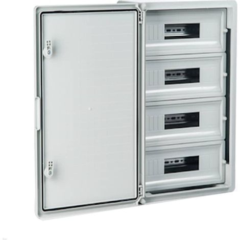 Armario distribución ABS 68 módulos (17x4) 400x600x200mm. Puerta Opaca (1/5)