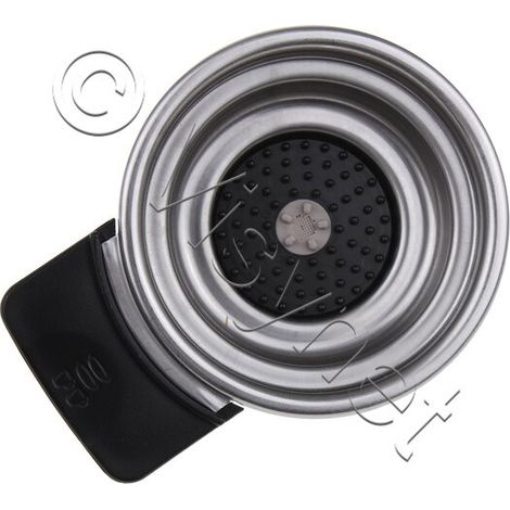 Support dosette noir 2 tasses pour Cafetière PHILIPS 422225944222 (1/2)