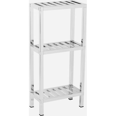 BATHBAZAAR - Etagère extra-fine en inox PLAZZA