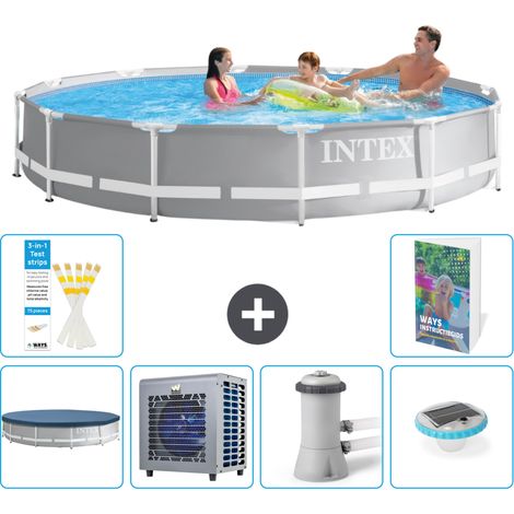 Prism Frame Pool Rund - 366x76 cm - 7-teilig  S106 (1/5)