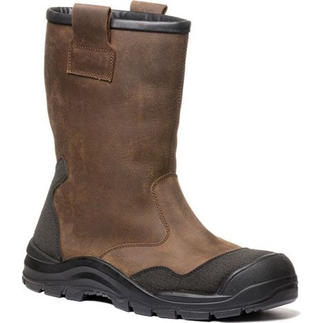 Stivale in pelle Pyrope S3 Ci Src Marrone T44
