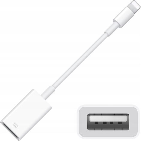 Adattatore CO2, cavo USB OTG USB-A, pendrive a Lightning per iPhone e iPad (1/5)