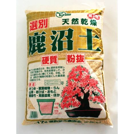 Kanuma terriccio acido per Bonsai - grano 2/5 mm. - sacco 17 lt. (1/3)