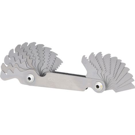 KS Tools 301.0090 Gewindelehre, Zollmaße, 22-tlg
