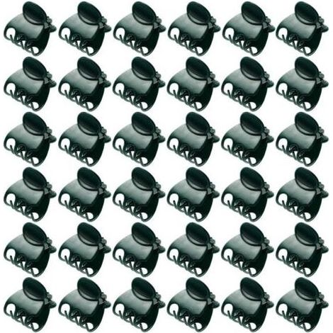 Lot de 100 Pinces À Orchidées en Plastique Vert pour Plantes Et Fleurs De Jardin (1/5)