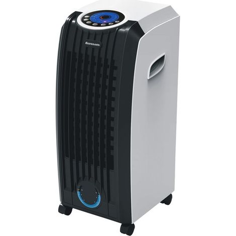 Climatiseur portable 829 m³/h avec humidification 500 ml/h – Réservoir 7L – Télécommande – 3 vitesses – Niveau sonore 60 dB – Noir et blanc – Ravanson - KR-7010 (1/5)