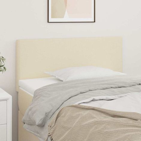 vidaXL Cabecero de cuero sintético color crema 80x5x78/88 cm (1/5)