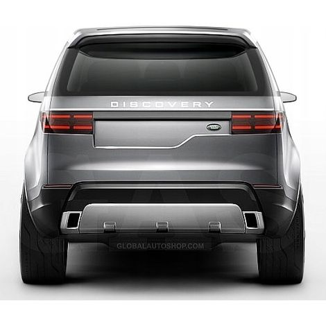Embellecedor cromado del portón trasero del Land Rover Discovery V 2016+ (1/4)
