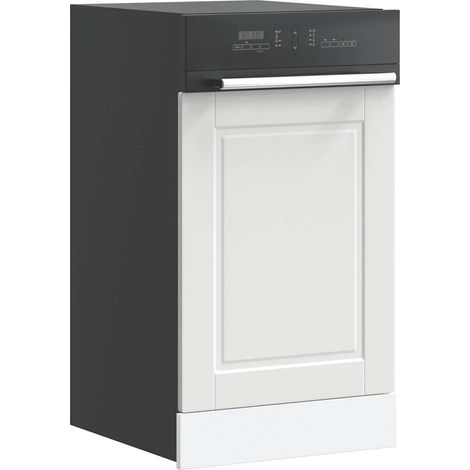 Dishwasher Panel Porto White 45x1,5x67 cm Engineered Wood vidaXL