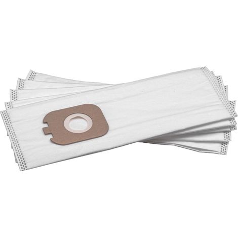 vhbw 5x sacchetto sostituisce Rowenta ZR005001 per aspirapolvere - in microfibra, 30cm x 13cm, bianco