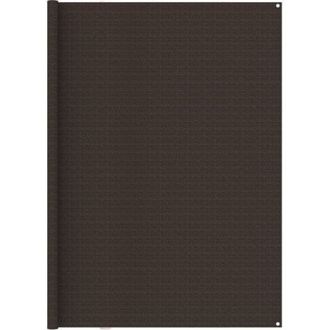 Tapis extérieur Tapis de tente Tapis de Camping 250x500 cm Marron 38953