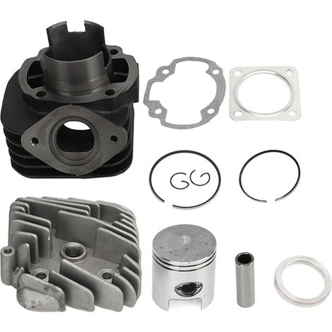 Kit de 11 pièces (cylindre et piston) - Alésage 47 mm, alliage d'aluminium haute résistance, pour Dio50, ZX50, AF34, AF35, 70 cm³ (1/5)