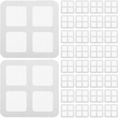 150 grilles de bonde de douche jetables 10 x 10 cm (1/5)