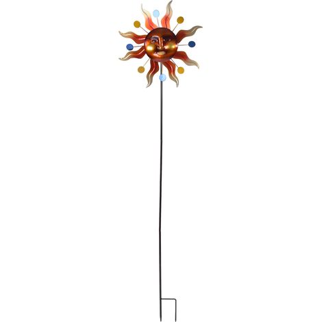 Girouette Décorative en Fer Résistante aux Intempéries avec Piquet pour Jardin Terrasse (1/5)