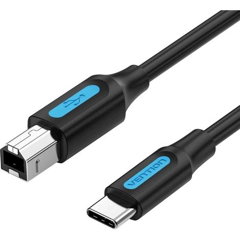 Câble d'imprimante USB 2.0 Type C mâle vers Type B mâle, 1 m