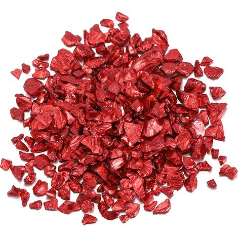Chips De Pierre Concassée - Émaillés Colorés - Pour Décoration Intérieure Aquarium Jardinière - Taille 0,1 À 0,4 Cm - 1 Sachet De 20 G (1/5)
