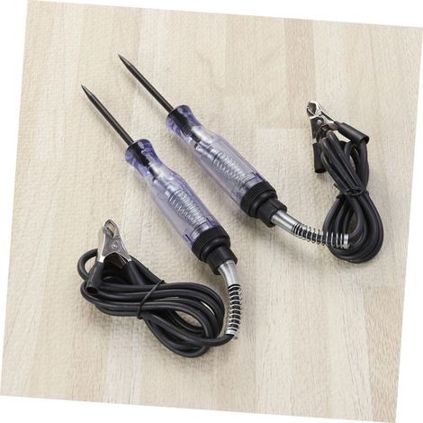 2pièces Testeur De Tension De Véhicule Crayon De Test Pour Ampoule Lot Pour Voiture Bateau (1/5)