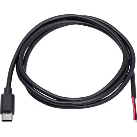 Akyga AK-SC-38 Câble adaptateur basse tension USB-C® mâle - extrémité(s) ouverte(s) 1 m 1 pc(s) (1/2)