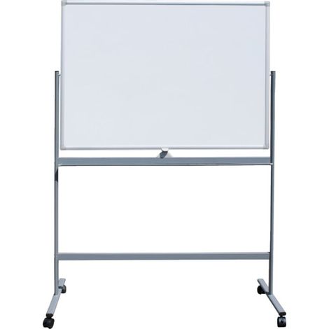 Tableau blanc mobile STIER 1 200x900 mm, magnétique, avec roulettes