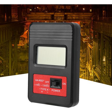 Thermomètre à thermocouple de type K portable numérique LCD UA902C, détecteur de température, sonde à thermocouple UA902C (1/5)